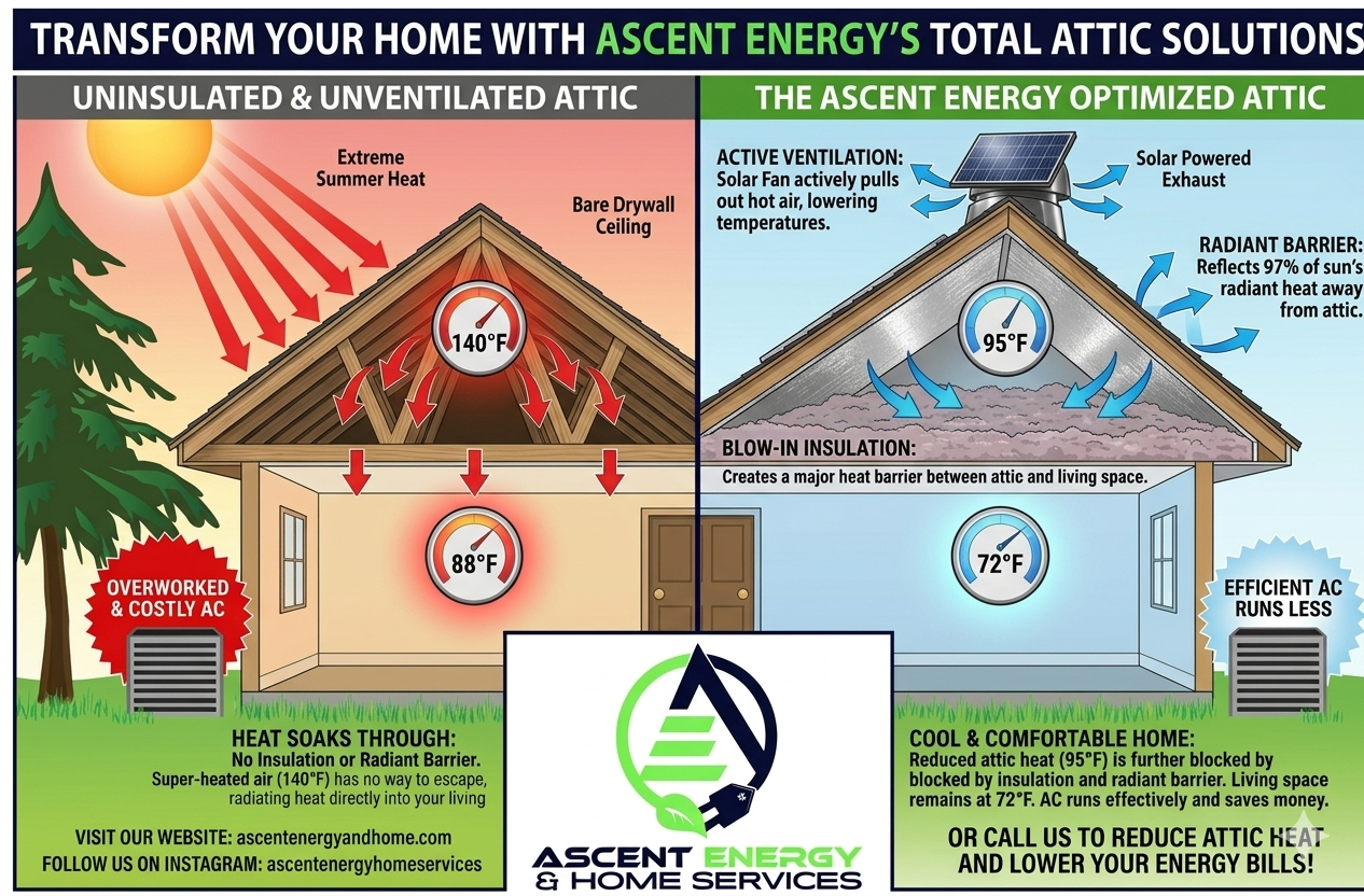 Transform Your Home with Ascent Energy's Total Attic Solutions